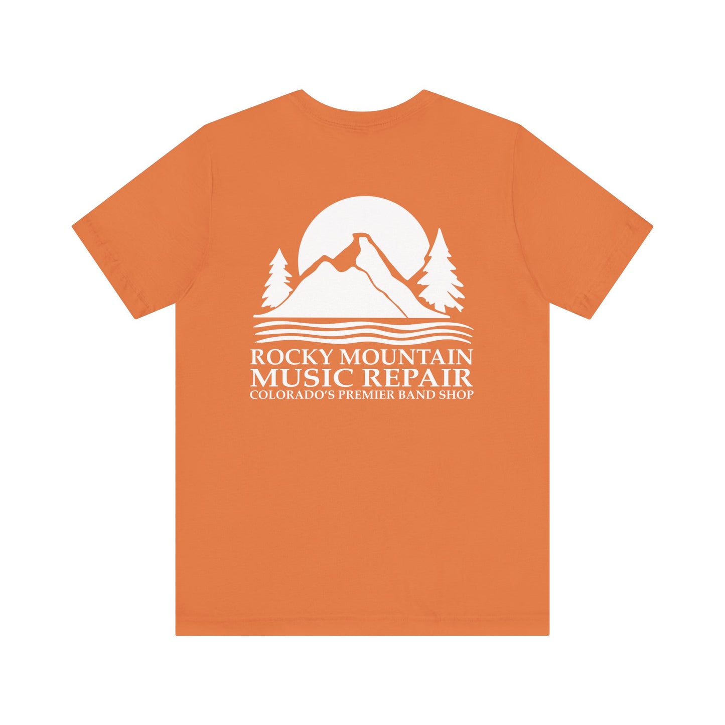 Rocky Mountain Music Repair Tee - Unisex Jersey Short Sleeve Shirt, Music Lovers Gift,
