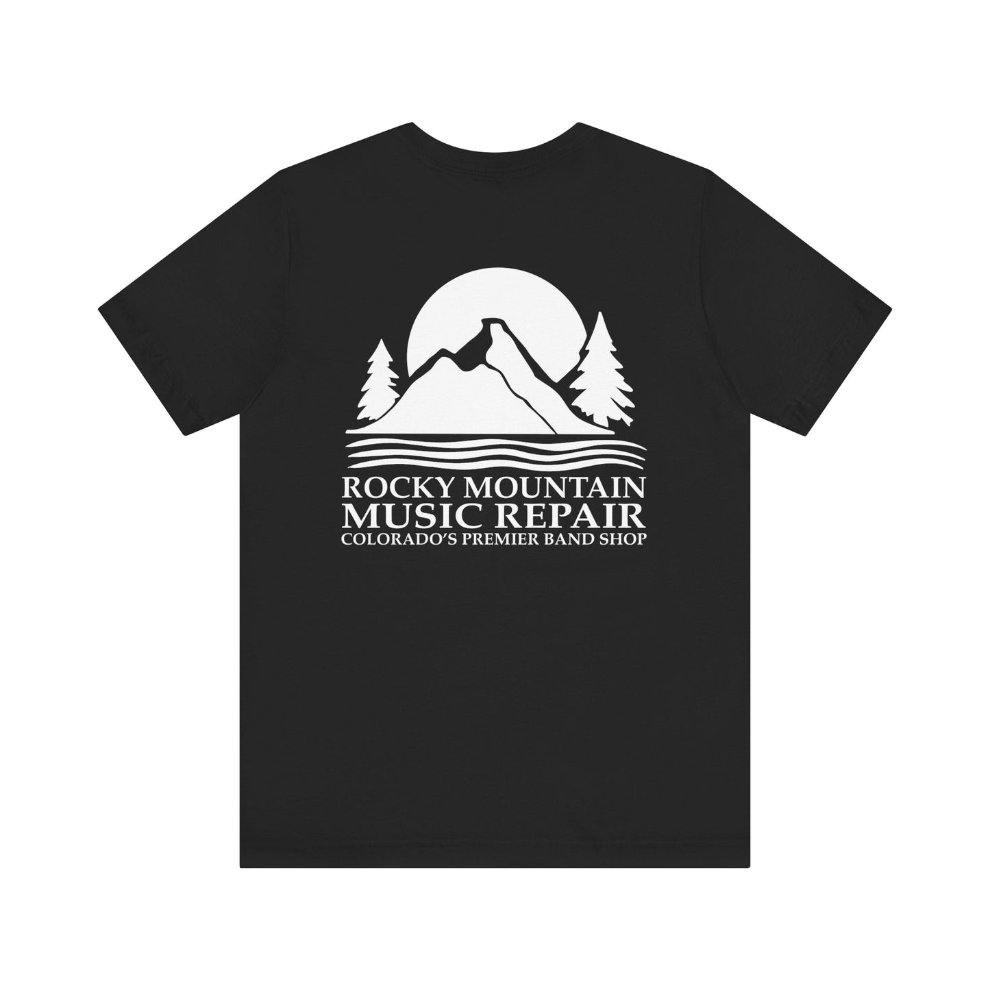 Rocky Mountain Music Repair Tee - Unisex Jersey Short Sleeve Shirt, Music Lovers Gift,