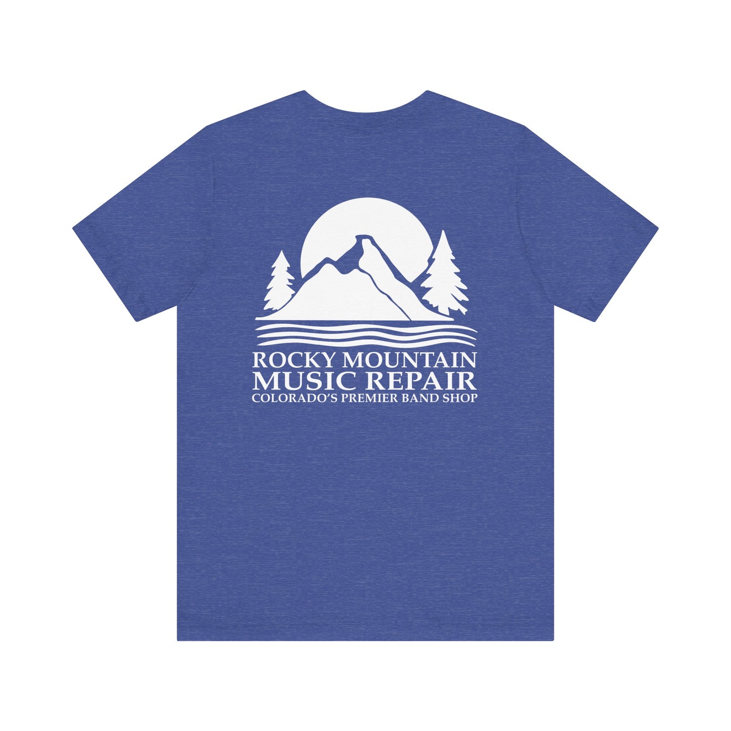 Rocky Mountain Music Repair Tee - Unisex Jersey Short Sleeve Shirt, Music Lovers Gift,