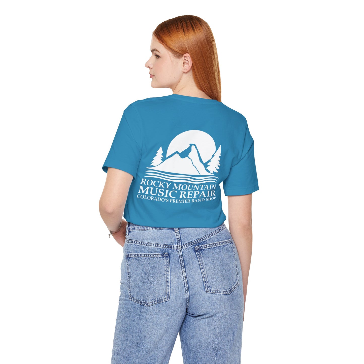 Rocky Mountain Music Repair Tee - Unisex Jersey Short Sleeve Shirt, Music Lovers Gift,