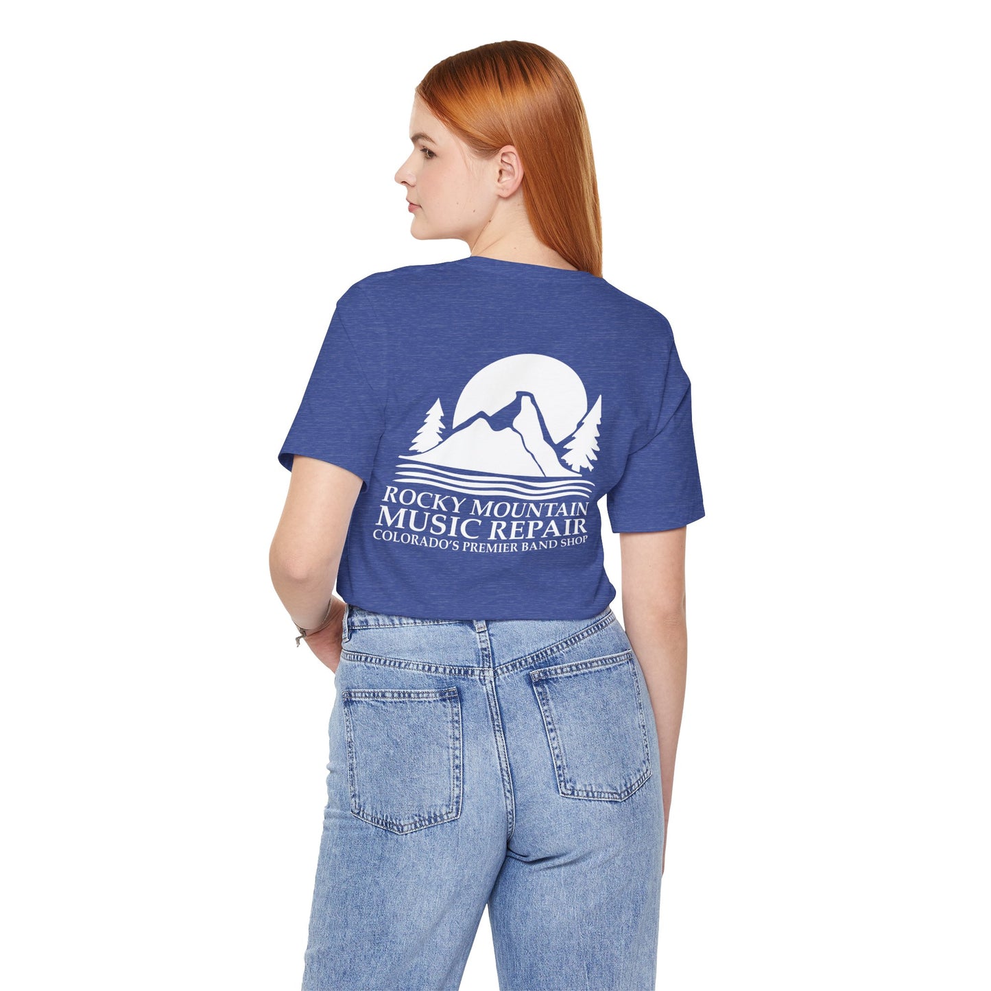 Rocky Mountain Music Repair Tee - Unisex Jersey Short Sleeve Shirt, Music Lovers Gift,
