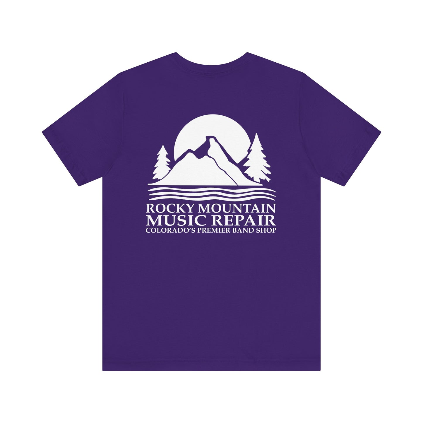 Rocky Mountain Music Repair Tee - Unisex Jersey Short Sleeve Shirt, Music Lovers Gift,