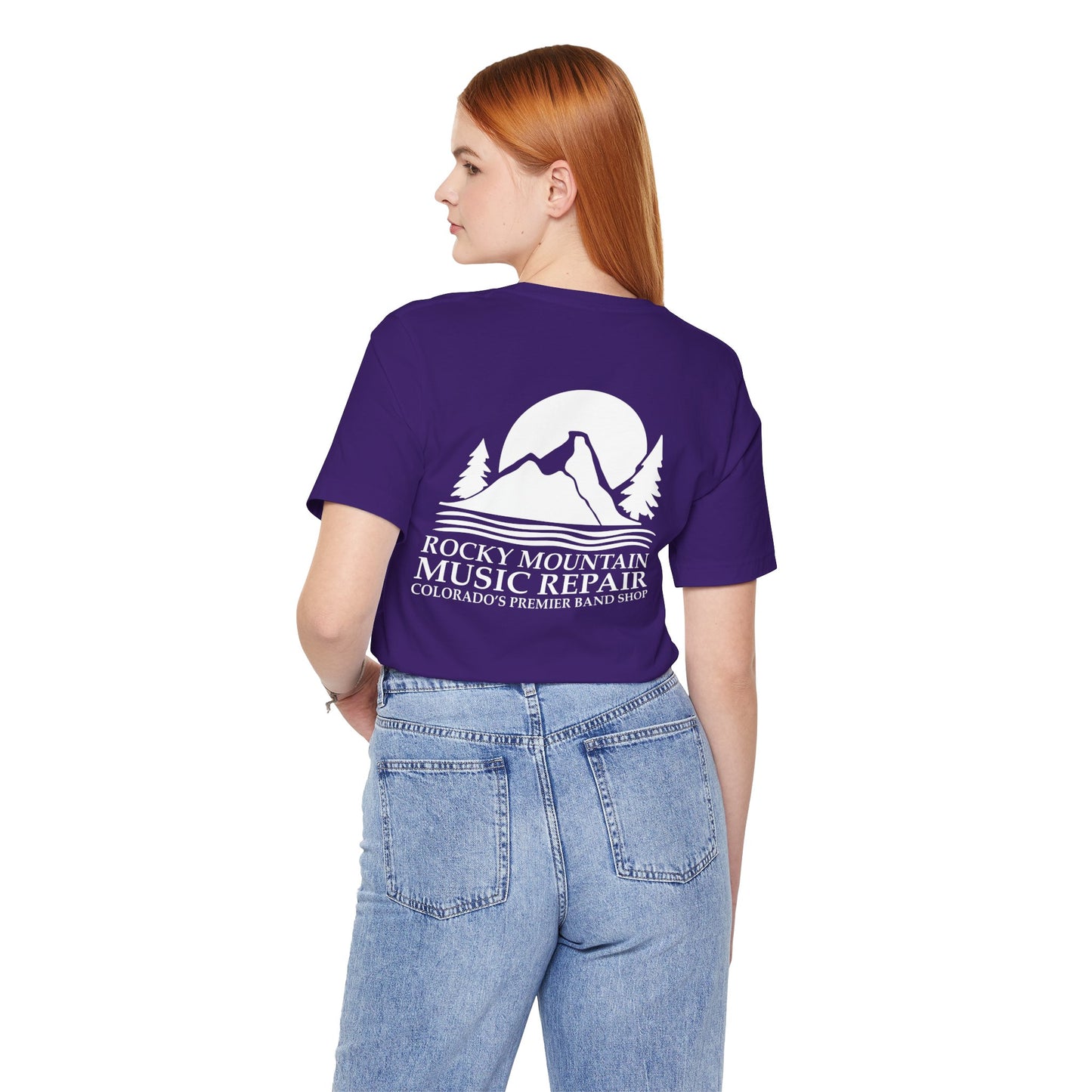 Rocky Mountain Music Repair Tee - Unisex Jersey Short Sleeve Shirt, Music Lovers Gift,