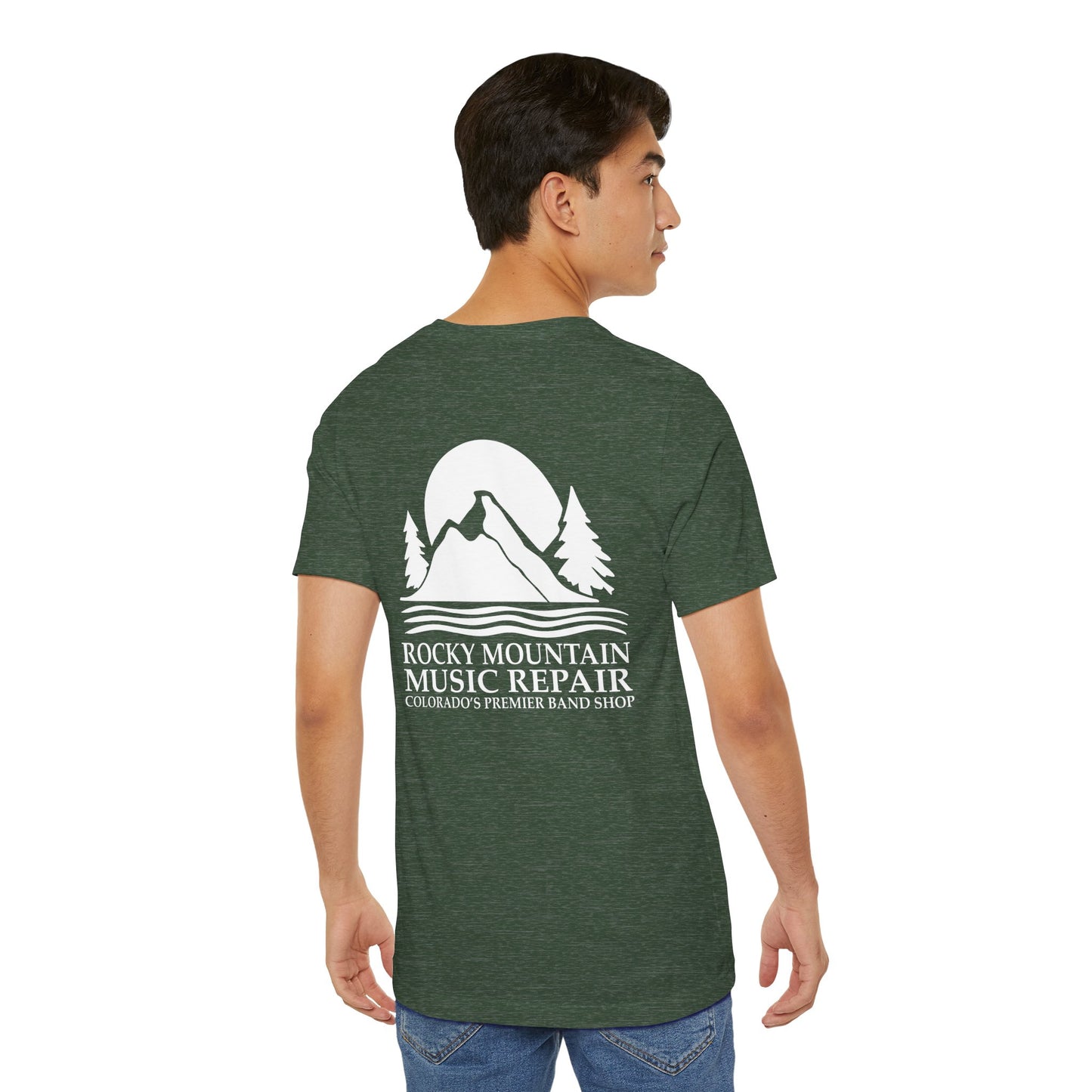 Rocky Mountain Music Repair Tee - Unisex Jersey Short Sleeve Shirt, Music Lovers Gift,