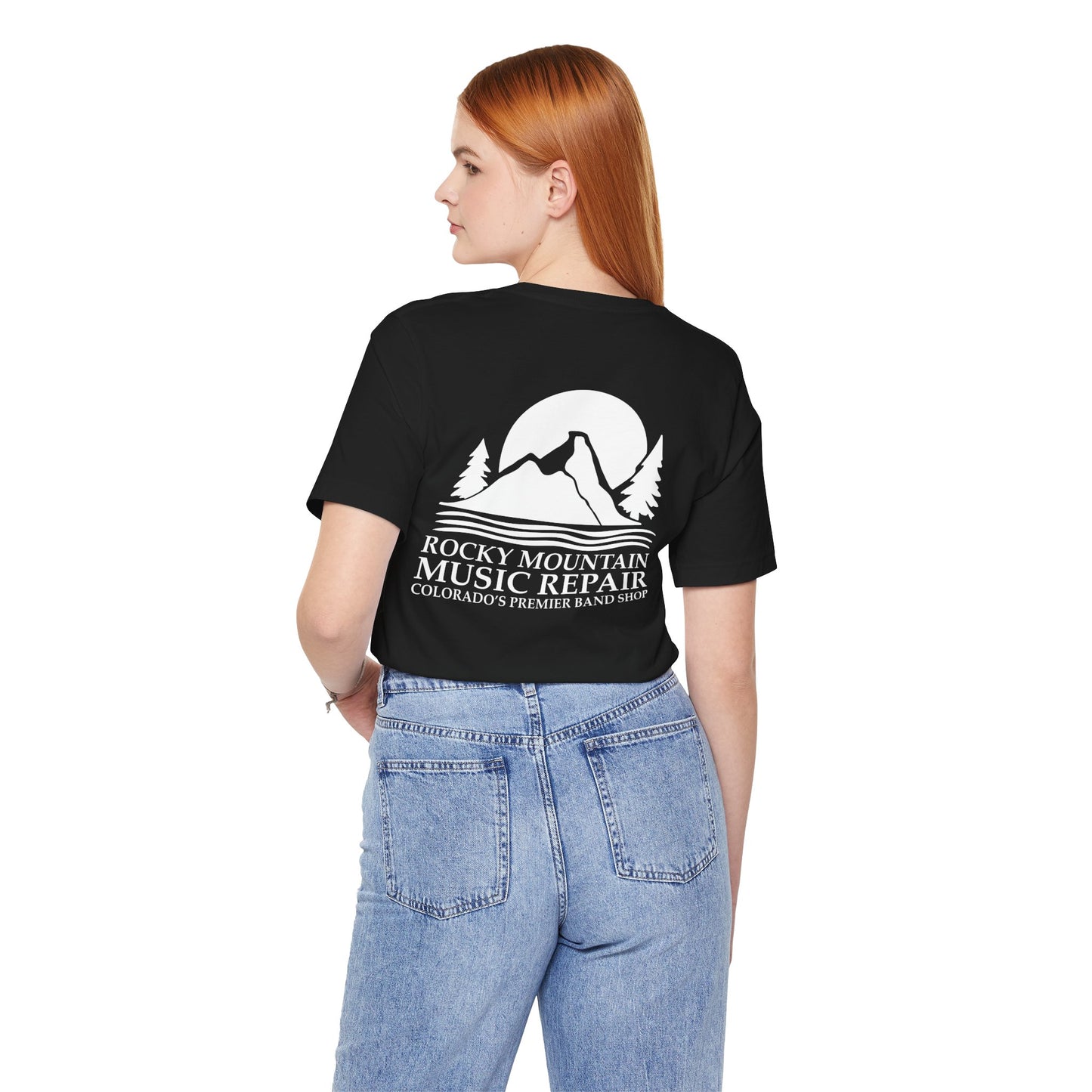 Rocky Mountain Music Repair Tee - Unisex Jersey Short Sleeve Shirt, Music Lovers Gift,