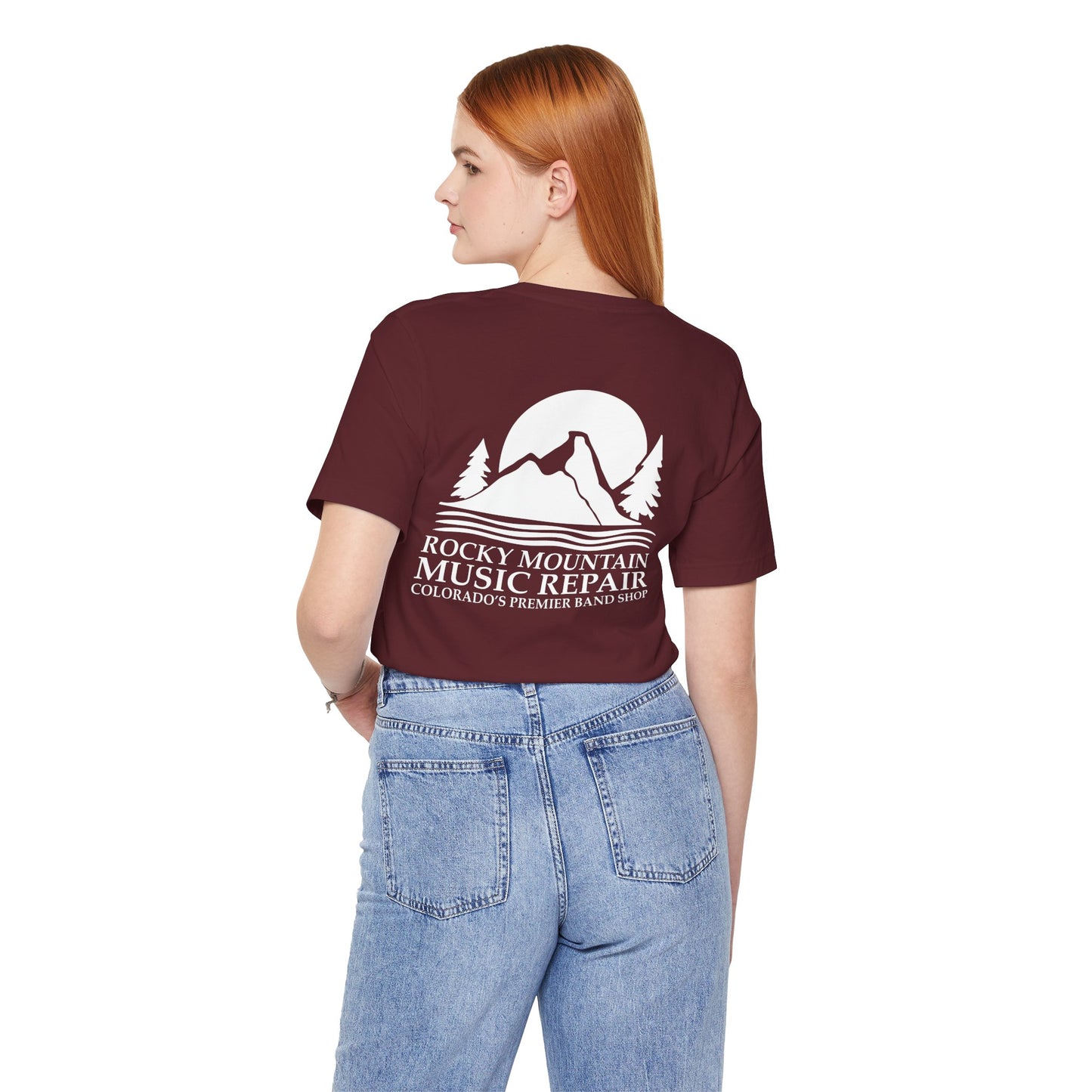 Rocky Mountain Music Repair Tee - Unisex Jersey Short Sleeve Shirt, Music Lovers Gift,