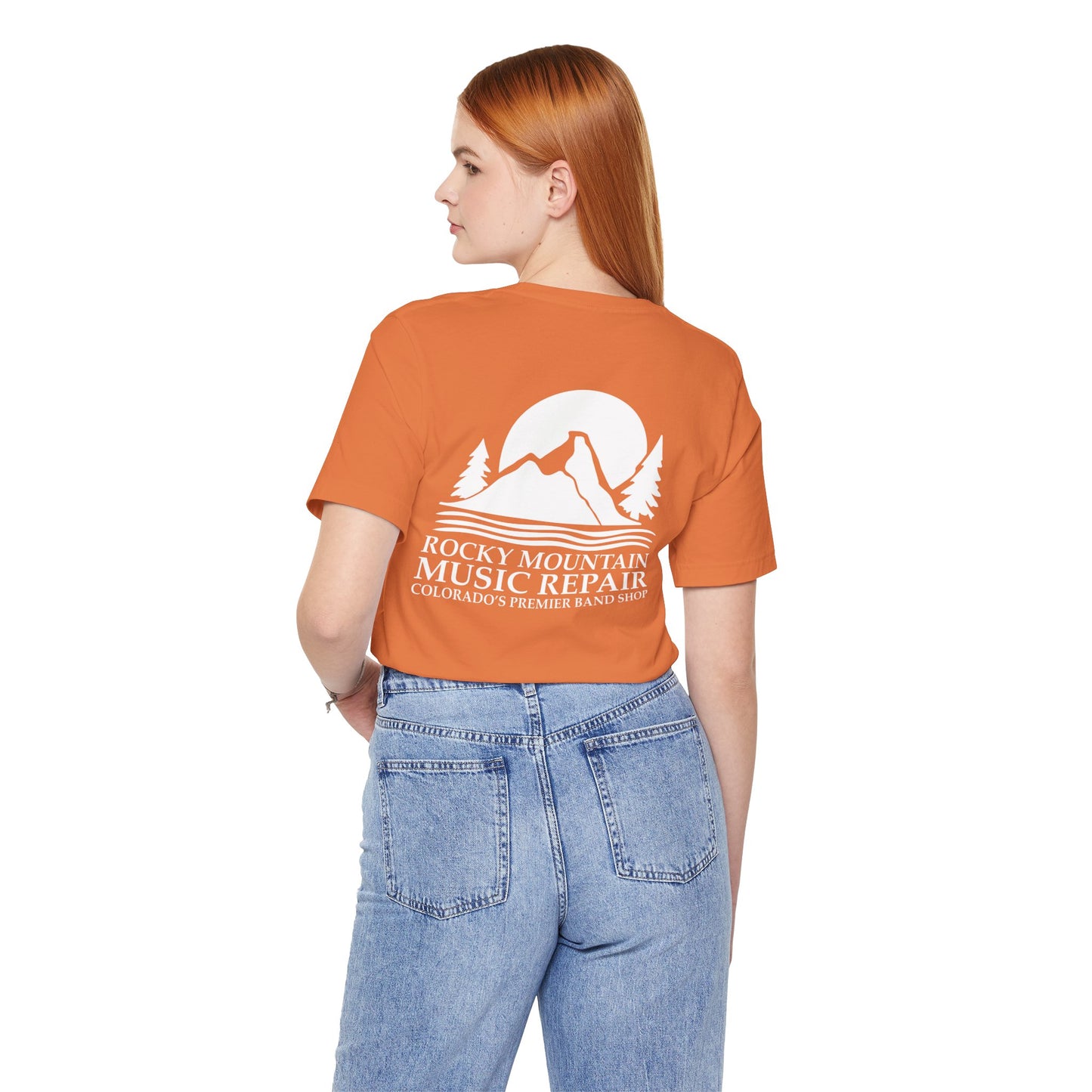 Rocky Mountain Music Repair Tee - Unisex Jersey Short Sleeve Shirt, Music Lovers Gift,