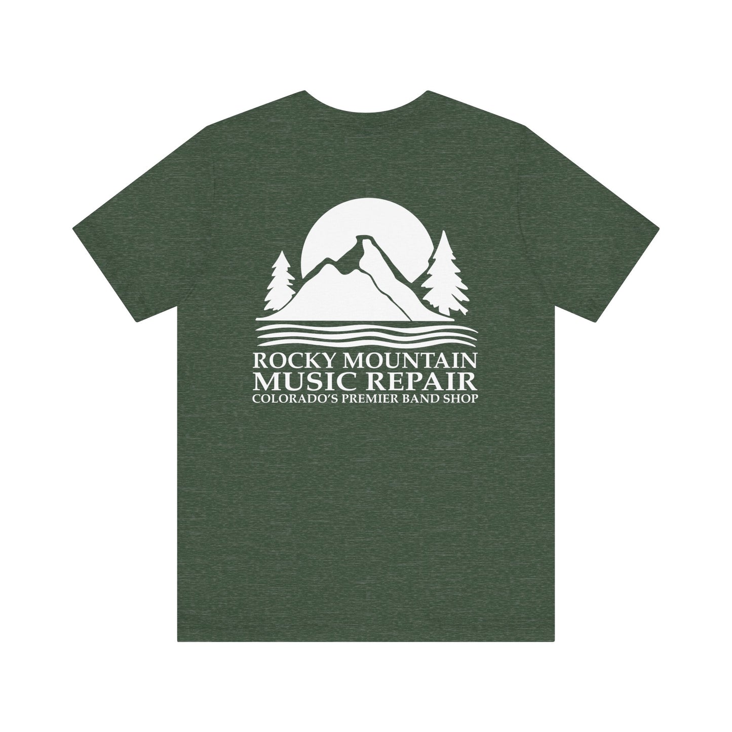 Rocky Mountain Music Repair Tee - Unisex Jersey Short Sleeve Shirt, Music Lovers Gift,