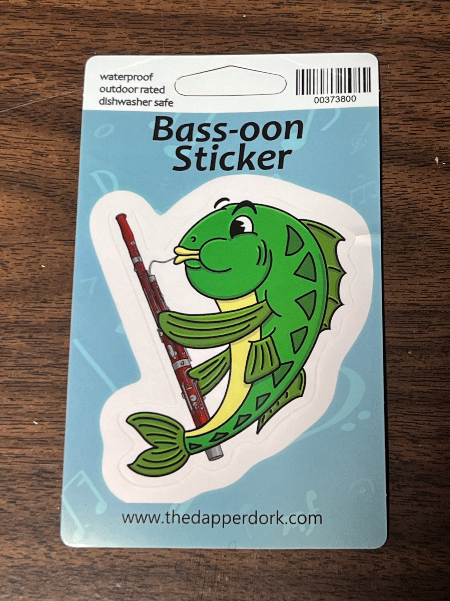Bass-Oon Hang Tag Sticker