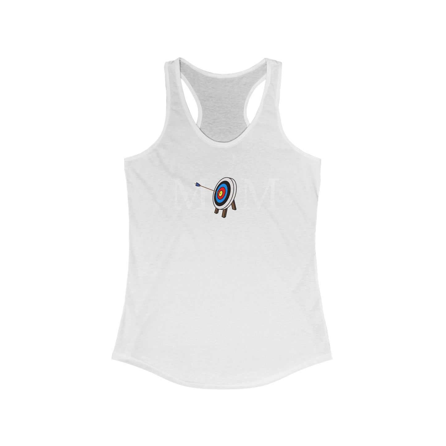 Archery Target Racerback Tank for Women, Sportswear, Fitness Apparel, Workout Top, Gift for Archer