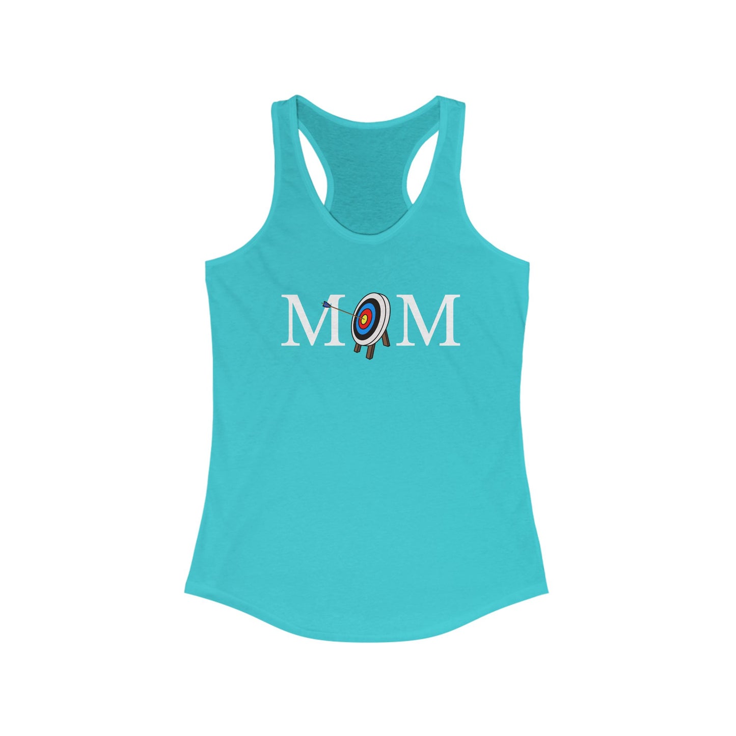 Archery Target Racerback Tank for Women, Sportswear, Fitness Apparel, Workout Top, Gift for Archer