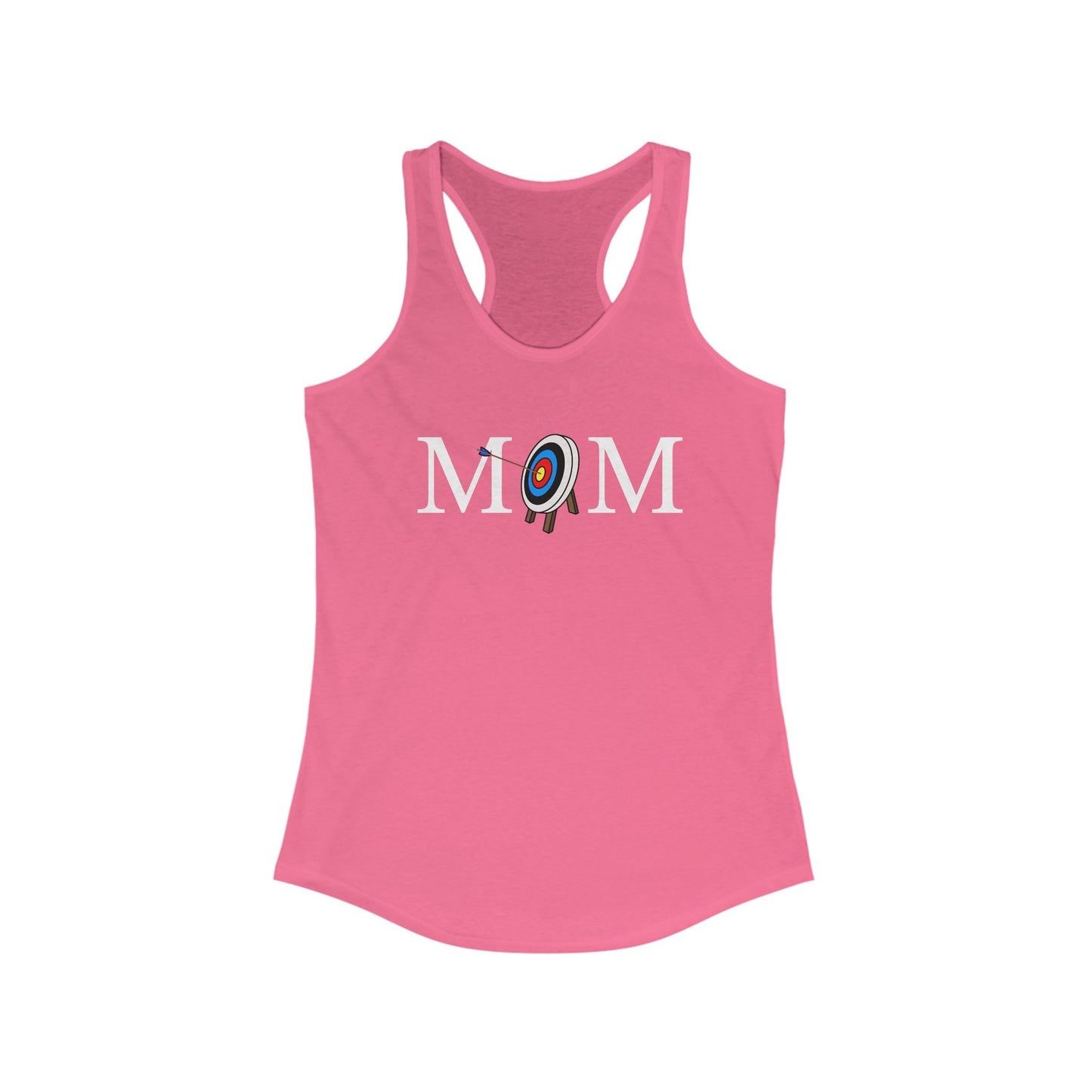 Archery Target Racerback Tank for Women, Sportswear, Fitness Apparel, Workout Top, Gift for Archer