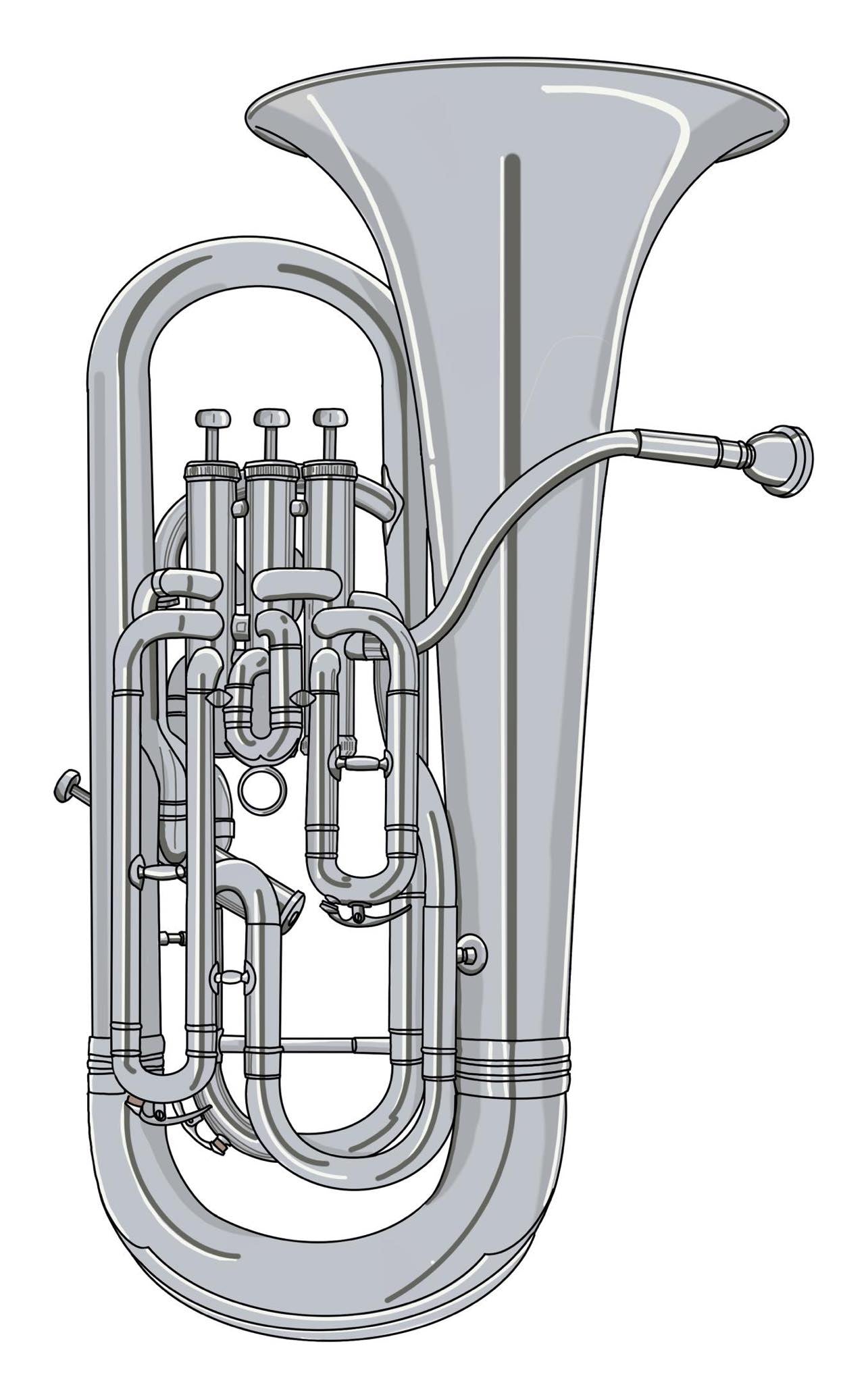 Euphonium Sticker- 3"