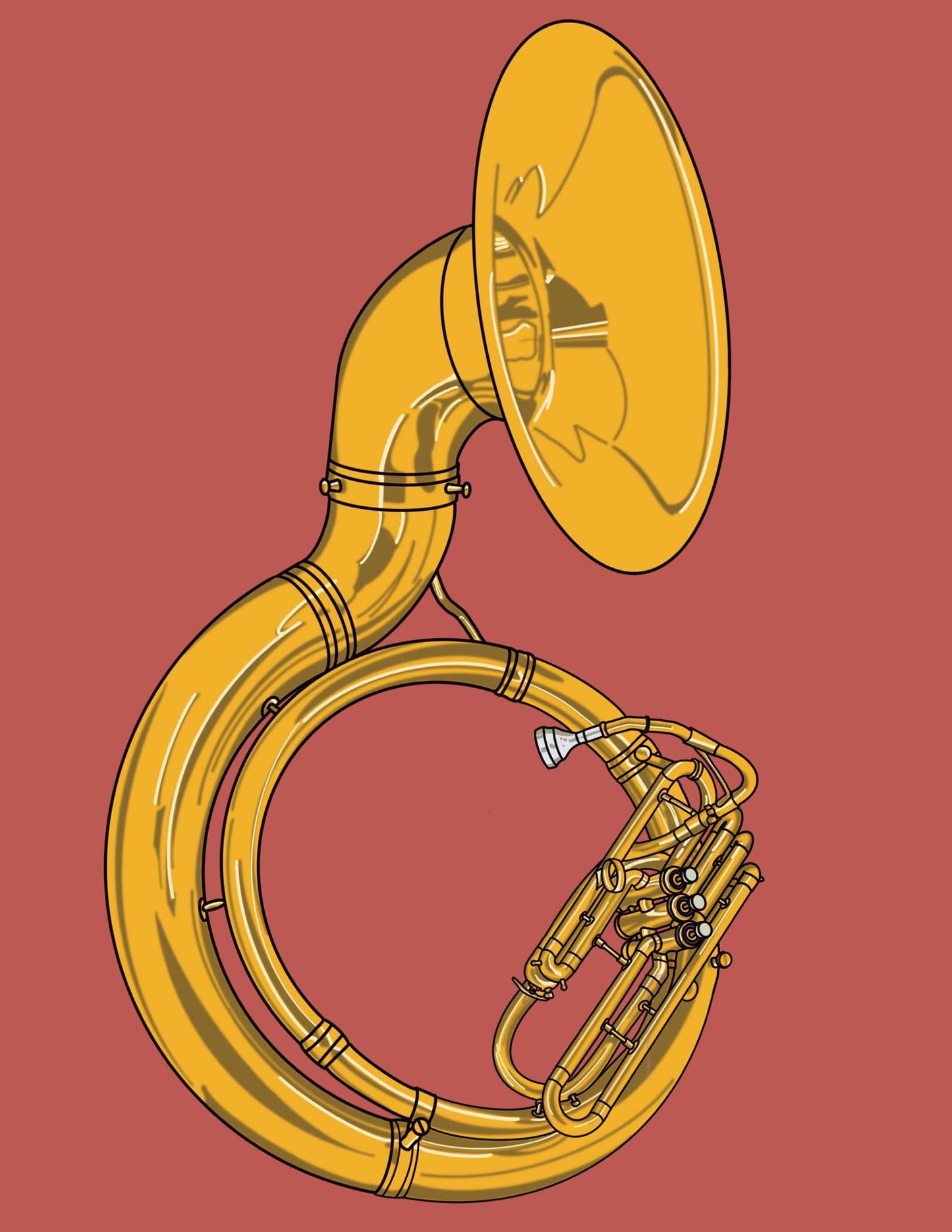 Sousaphone Sticker