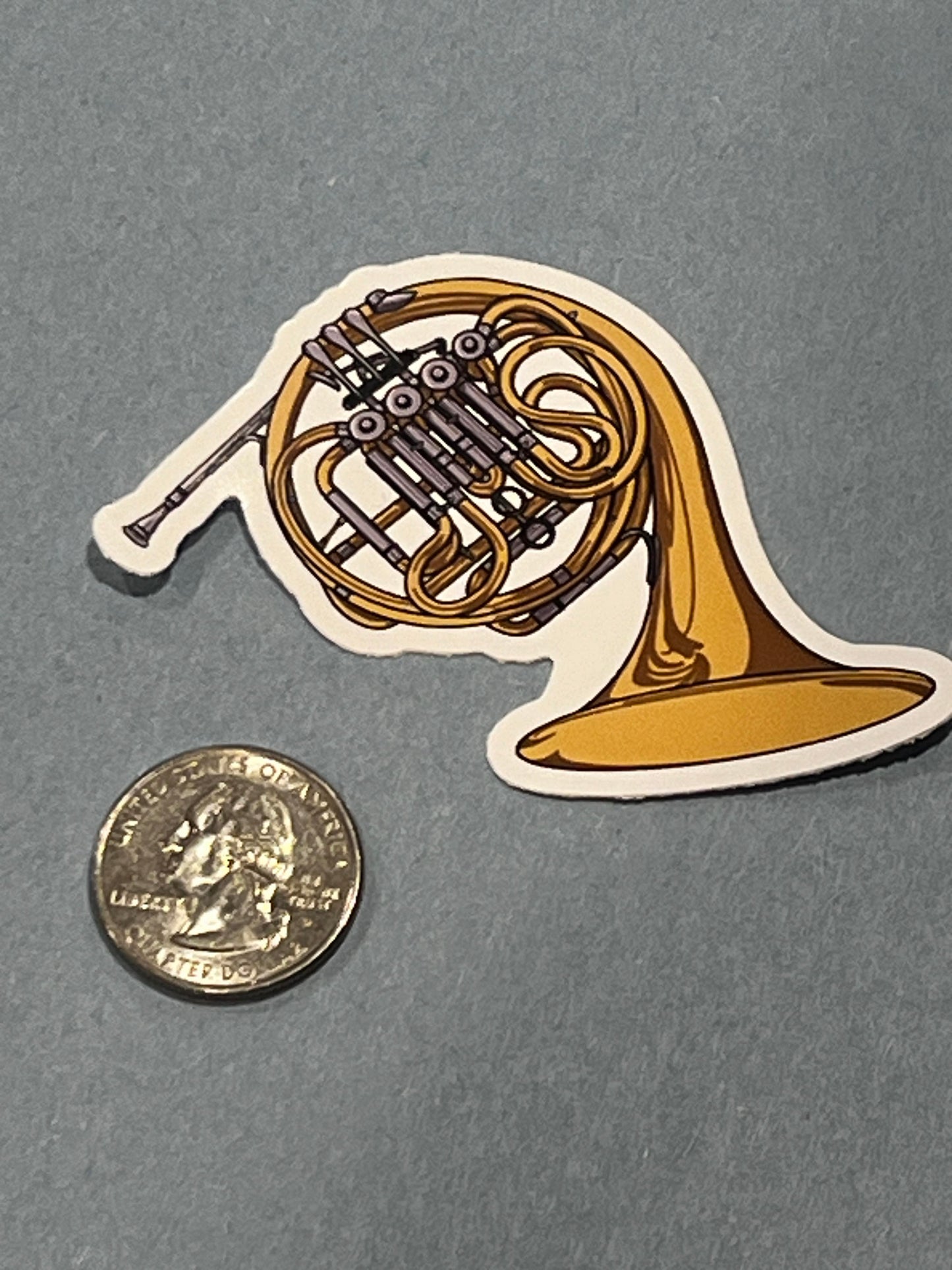 French Horn Sticker