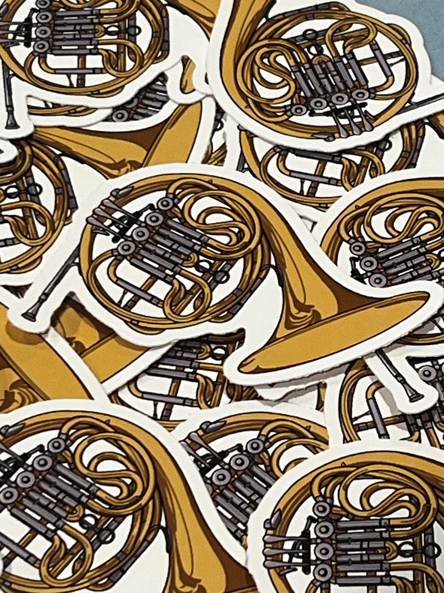 French Horn Sticker