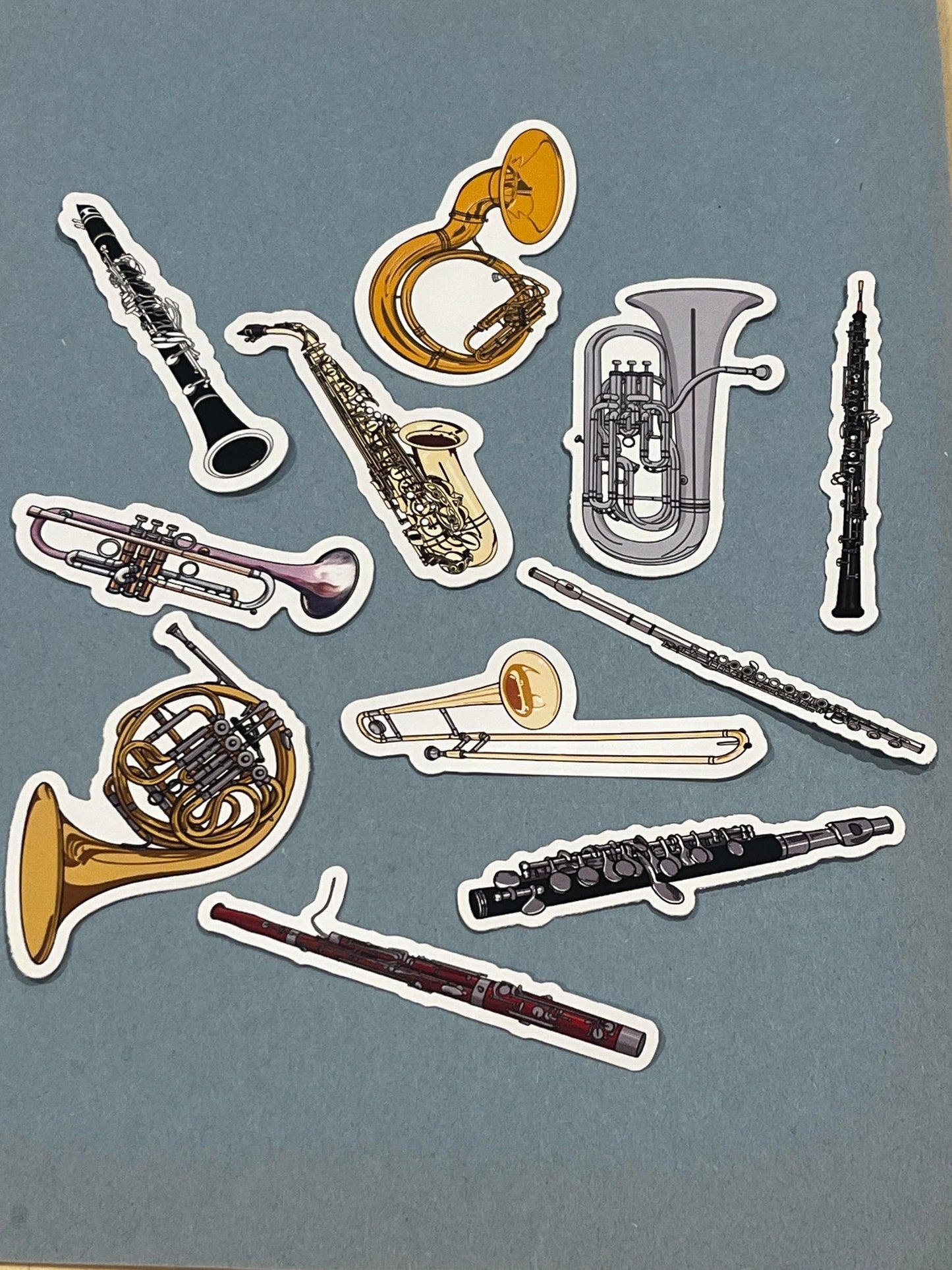 Sticker Set- All band instruments