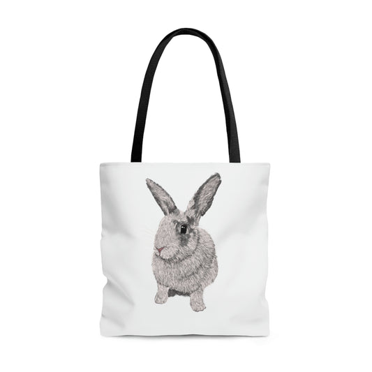 Victoria bunny tote bag