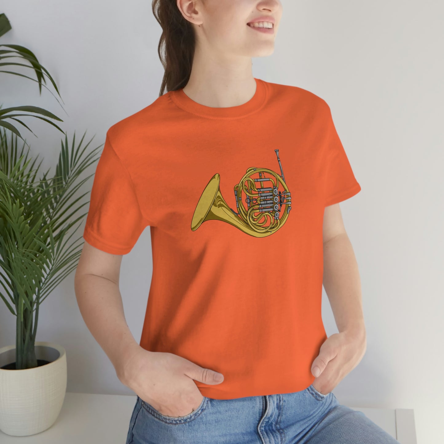 French horn t shirt