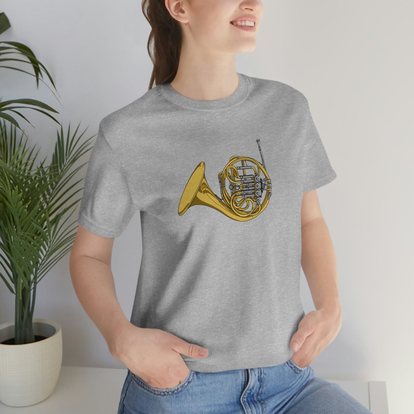 French horn t shirt